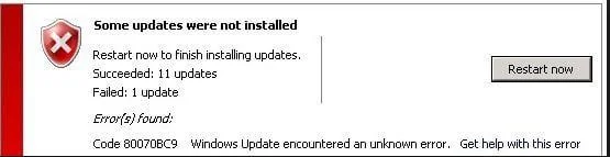 Los 6 mejores trucos para reparar el error de actualización de Windows 10 0x80070BC9