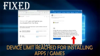 Kaedah untuk Membetulkan Had Peranti Dicapai untuk Memasang Apl / Permainan dalam Windows 10