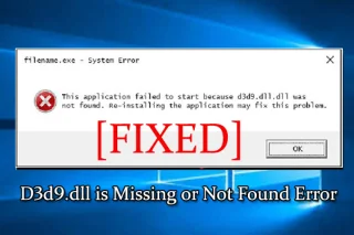 ¿Cómo reparar el error d3d9.dll faltante o no encontrado en Windows 10/8 y 7?