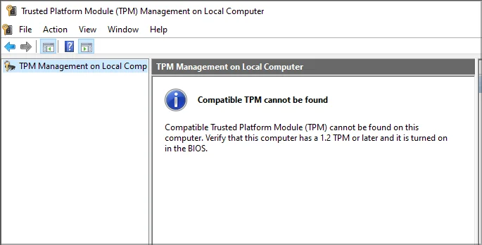 ตรวจไม่พบอุปกรณ์ TPM ในการบู๊ต Windows 10 & 11 [แก้ไขแล้ว 100%]