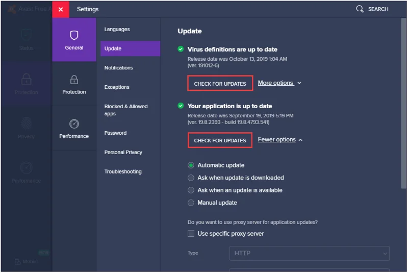 ¿Cómo solucionar el problema de apagado automático de Avast?