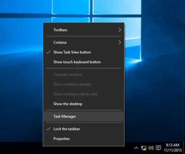 11 Cara Pantas untuk Membuka Pengurus Tugas pada Windows 10