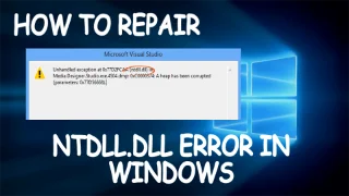 Cómo reparar el mensaje de error Ntdll.dll en Windows 10