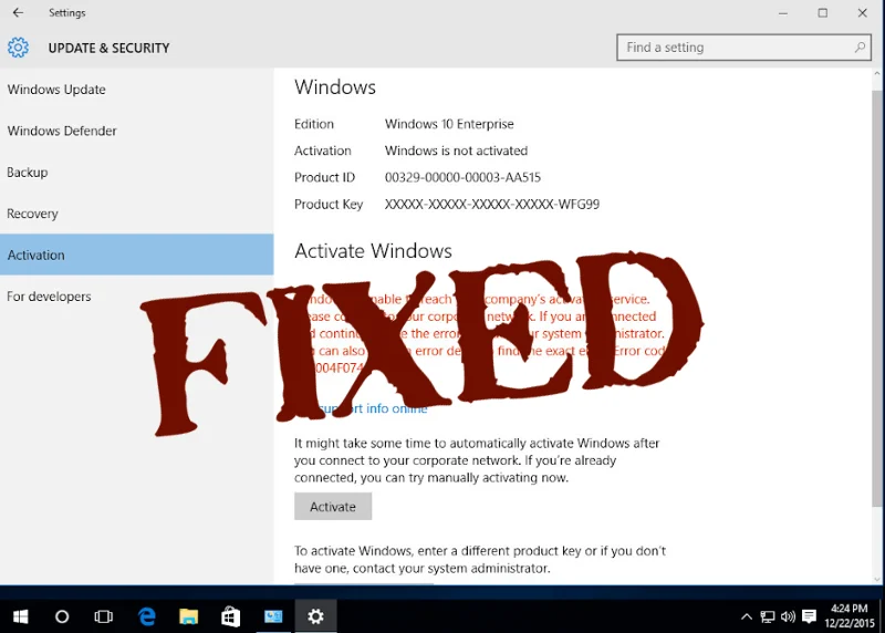 โซลูชัน 7 อันดับแรกในการแก้ไขข้อผิดพลาด 0xc004f074 ใน Windows 10, 8 & 7