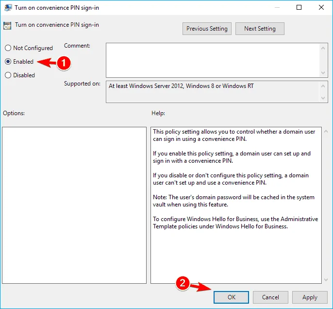 [DIBETUL] PIN Tidak Berfungsi dalam Windows 10