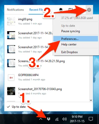 Las 10 mejores soluciones para resolver Dropbox que no sincronizan Windows 10
