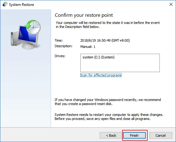 Solucione el error "Error al configurar las actualizaciones de Windows al revertir los cambios" en Windows 10