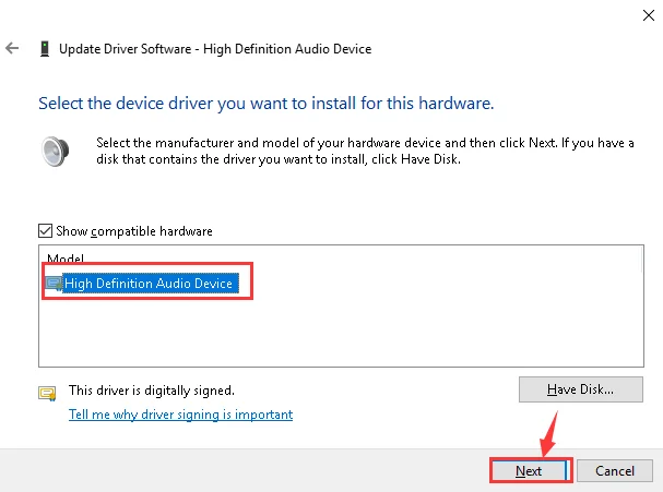 [RÉSOLU] Problème de pilote audio haute définition Realtek