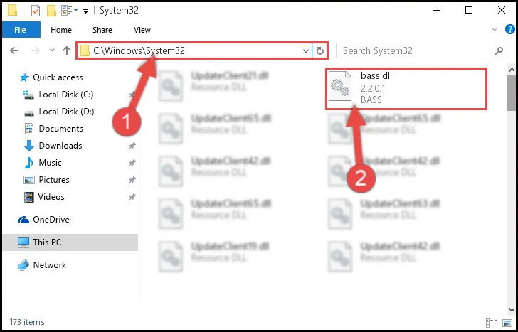Cómo reparar el error Bass.dll en Windows 10