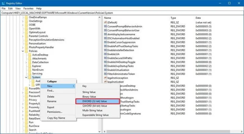 ขั้นตอนในการปิดใช้งานการควบคุมบัญชีผู้ใช้ Windows 10 แบบเต็มหน้าจอ (UAC) พร้อมท์บนพีซี/แล็ปท็อปของคุณ