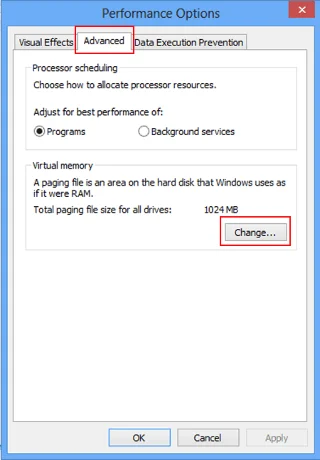 วิธีแก้ไขหน่วยความจำเสมือนต่ำใน Windows 8/8.1