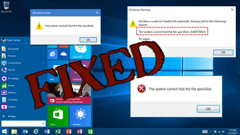 [DIBETUL] Sistem Tidak Dapat Menemui Fail yang Ditentukan dalam Ralat Windows 10