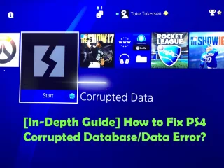 [Guía detallada] ¿Cómo reparar el error de datos/base de datos dañada de PS4?