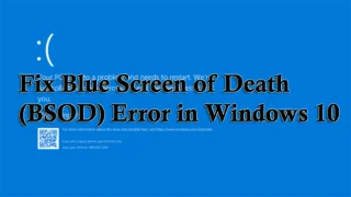 7 วิธีในการแก้ไขข้อผิดพลาด Blue Screen of Death (BSOD) ใน Windows 10