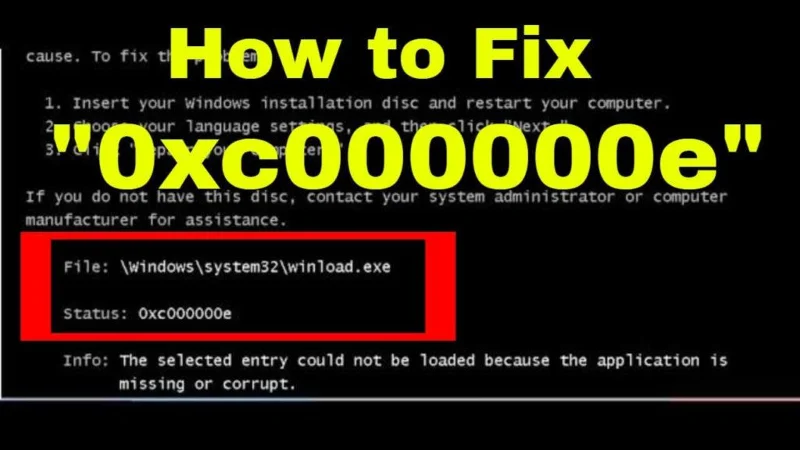 5 Penyelesaian Teratas untuk Membetulkan Kod Ralat 0xc000000e dalam Windows 7, 8, 8.1 & 10