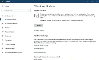 Las 5 mejores soluciones para corregir el error de actualización de Windows 0x80d02002 en Windows 10