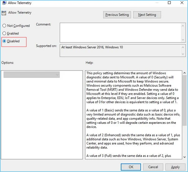 REVISIÓN: uso elevado de CPU de telemetría de compatibilidad de Microsoft de forma permanente