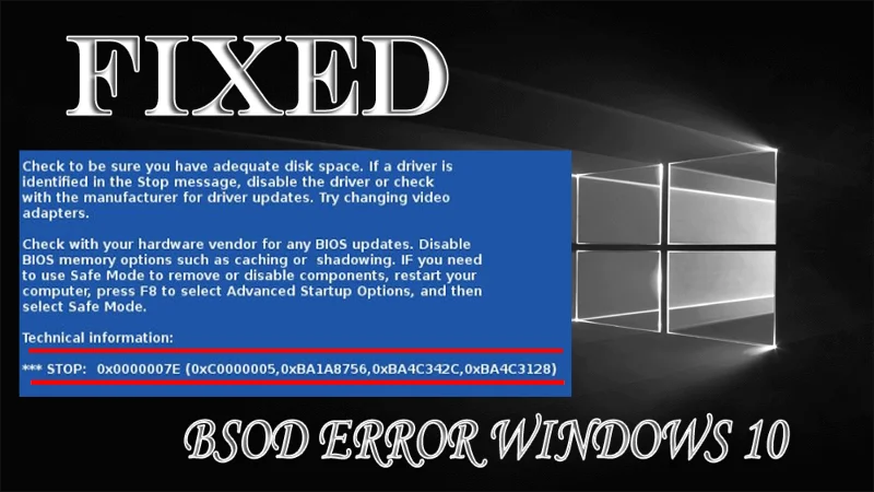 ¡Pasos completos para reparar el error Stop 0x0000007E en el sistema Windows!