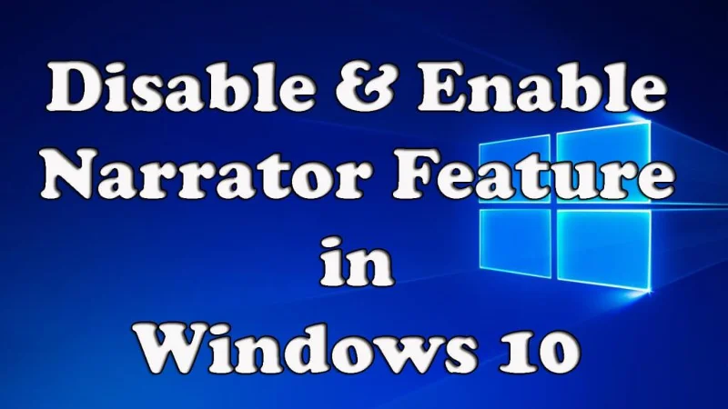 Como desativar e ativar o Narrador no Windows 10?