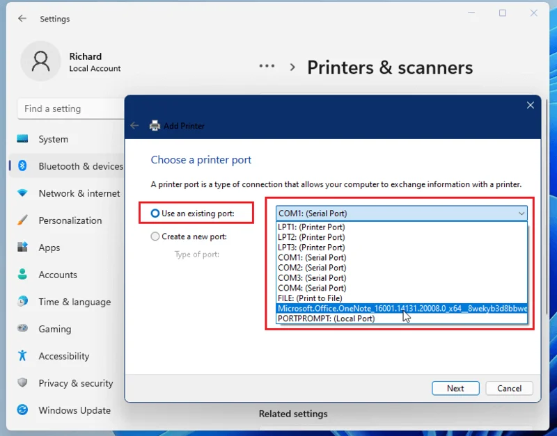 Windows 11'de Kablolu/Kablosuz Yazıcılar Nasıl Eklenir?