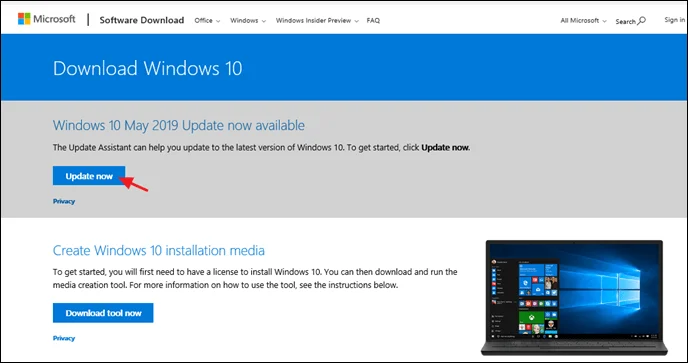 Windows Update Assistant