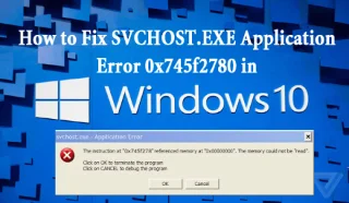 Bagaimana untuk Membetulkan Ralat SVCHOST.Exe 0x745f2780 Dalam Windows 10