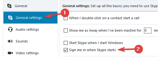REVISIÓN: Problemas de inicio de sesión automático de Skype que no funcionan en Windows 10
