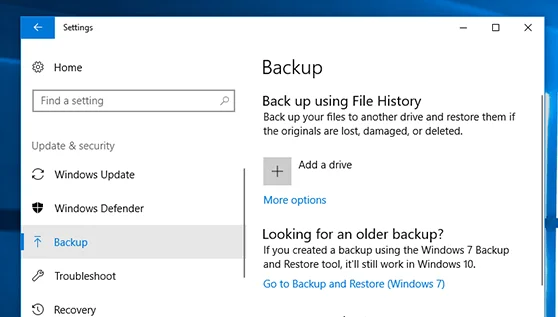 ¿Cómo hacer una copia de seguridad incremental del sistema Windows 10?