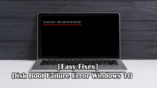 [Pembetulan Mudah] Ralat Kegagalan But Cakera Windows 10