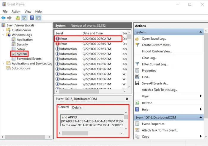 Bagaimana Untuk Melihat Log Acara/BSOD/Ralat/Ranap Pada Windows 10?