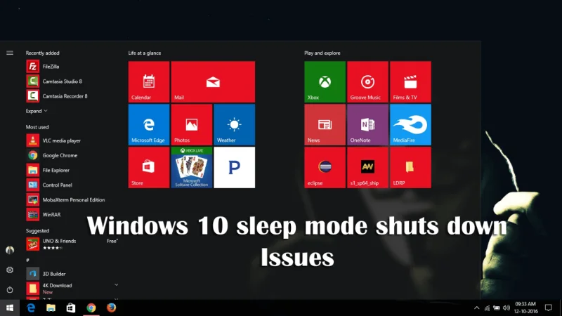 5 problemas comunes del modo de suspensión de Windows 10 y sus correcciones completas