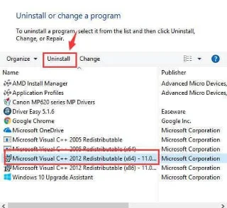 Como corrigir erro ausente MSVCP100.DLL no Windows 10?