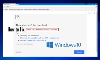 ¿Cómo arreglar No se pudo encontrar la dirección IP del servidor Windows 10?