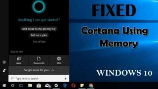 Arreglar Cortana usando memoria en Windows 10 [Paso a paso]