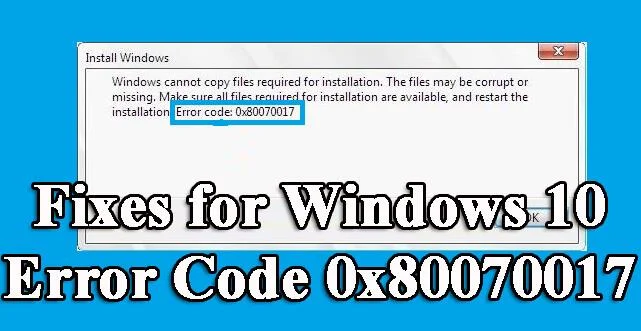 Betulkan Kod Ralat 0x80070017 Windows 10 [PANDUAN RINGKAS]