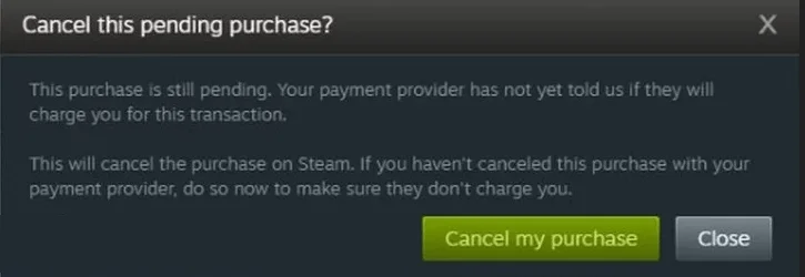 Solucionar error de Steam de transacción pendiente [MEJORES SOLUCIONES]