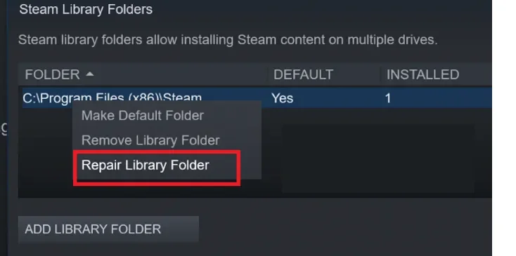 Исправление «Не удалось добавить папку библиотеки Steam» [9 ПРОВЕРЕННЫХ РЕШЕНИЙ]
