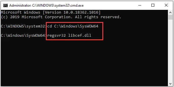 8 trucos para arreglar libcef.dll falta un error en Windows 10