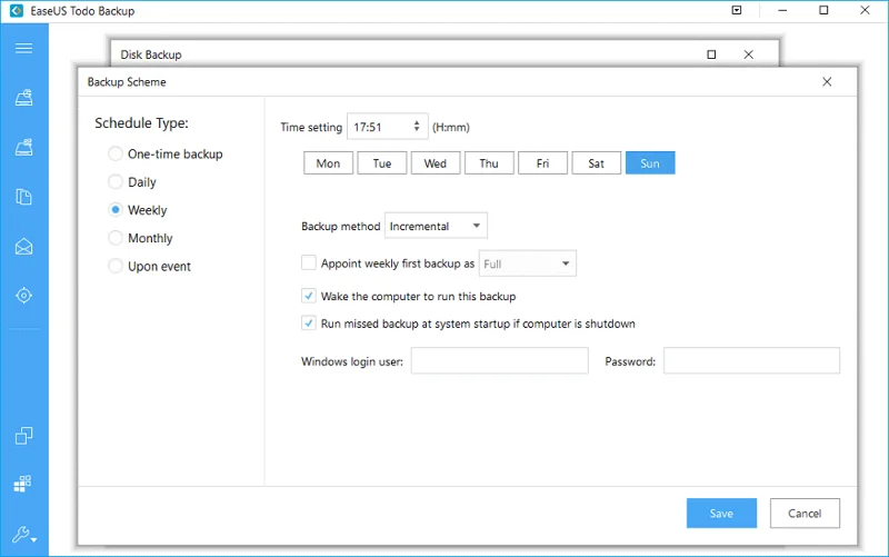 ¿Cómo hacer una copia de seguridad incremental del sistema Windows 10?