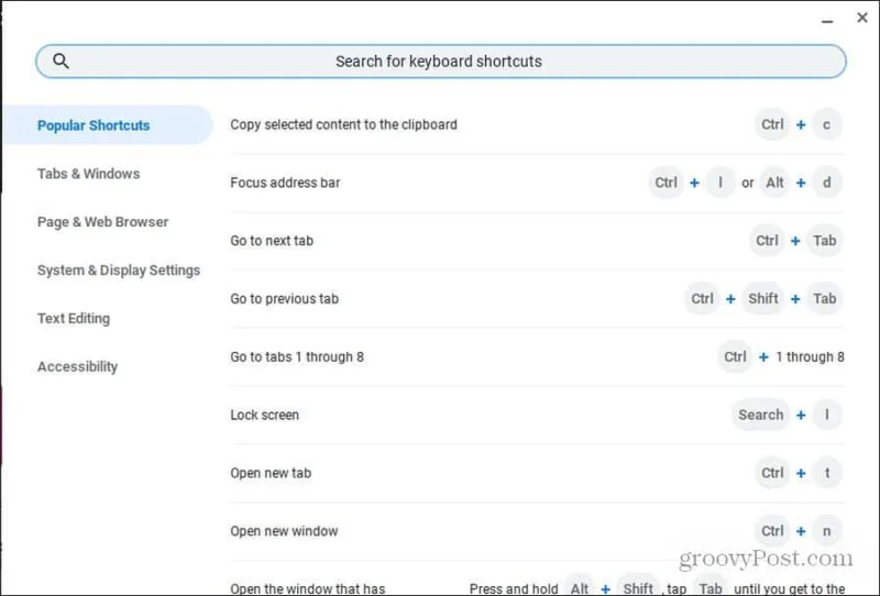 Scorciatoie da tastiera del Chromebook: la guida definitiva