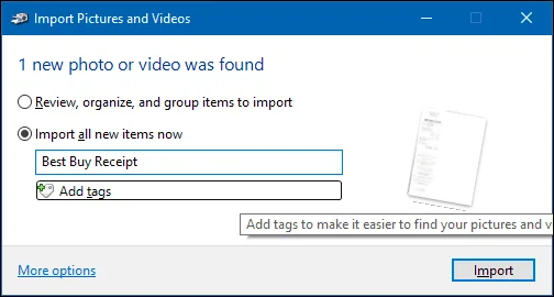 Cómo escanear documentos o fotos en Windows 10