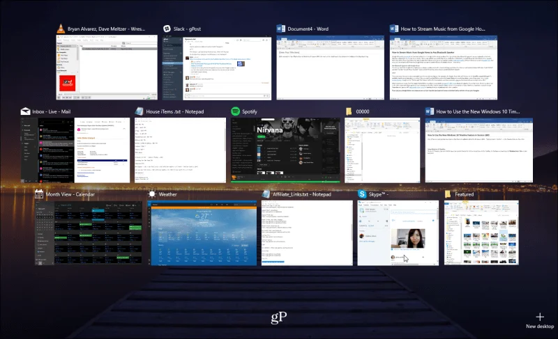 Cara Menggunakan Ciri Garis Masa Windows 10 Baharu dalam Versi 1803