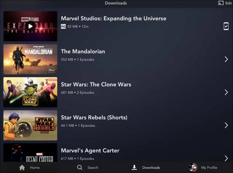 Cara Muat Turun Video daripada Disney Plus untuk Tontonan Luar Talian