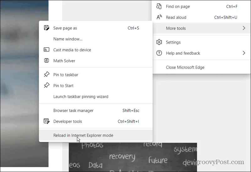 Cómo abrir sitios web en modo Internet Explorer desde Edge