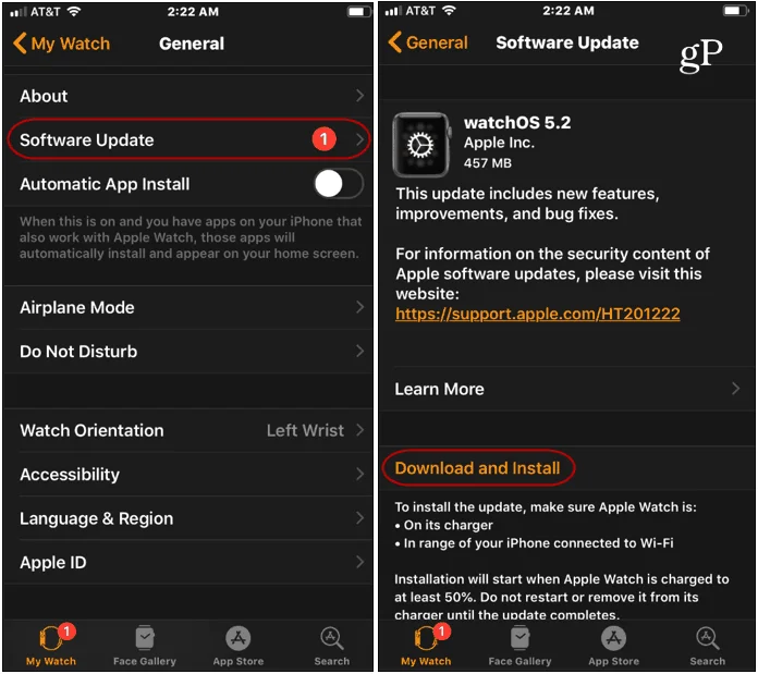 Cara Mengemas kini Apple Watch Anda Secara Manual