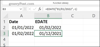 Cara Menambah Bulan ke Tarikh dalam Excel