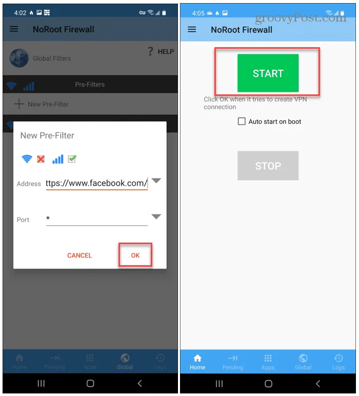 Android'de Bir Web Sitesi Nasıl Engellenir