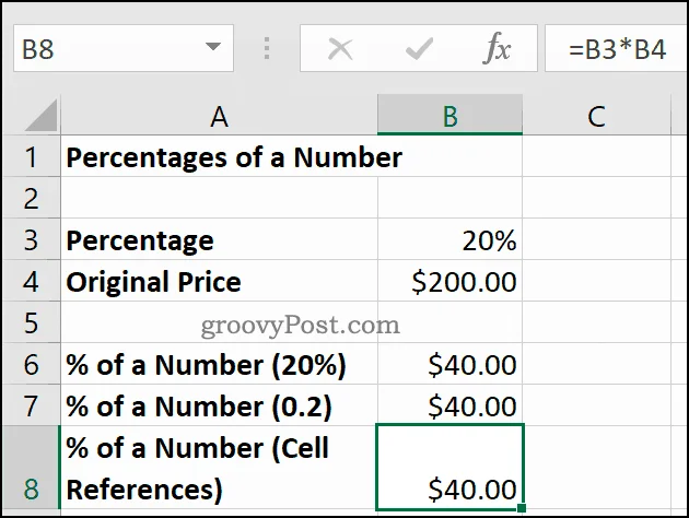 Cara Mengira Peratusan Peningkatan atau Penurunan dalam Excel