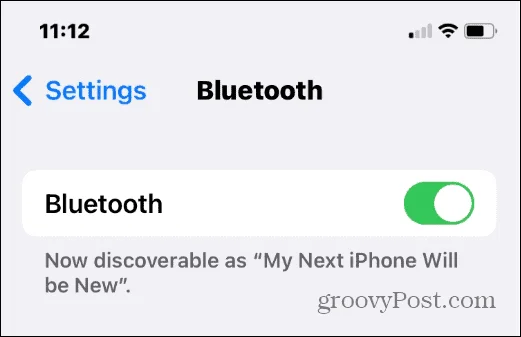 Cara Menukar Nama Bluetooth pada iPhone