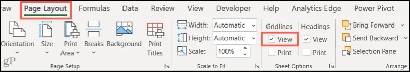 Cara Menyembunyikan, Menunjukkan dan Mencetak Garis Grid dalam Microsoft Excel
